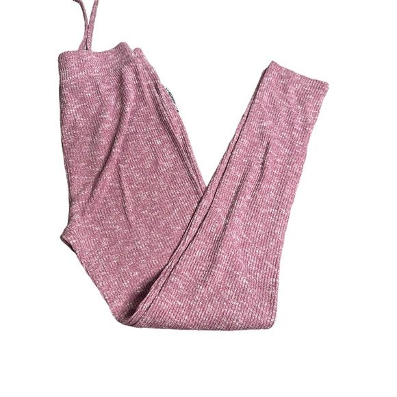 Gymshark solung ribbed pink soft leggings size small - Picture 2 of 9